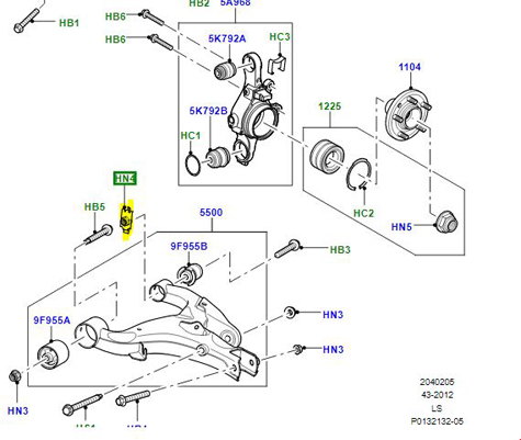 NUT M16  RYH500052