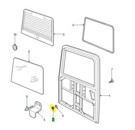 NUT PLAIN M8 (S1055) MULTIPLE USES NH108041L