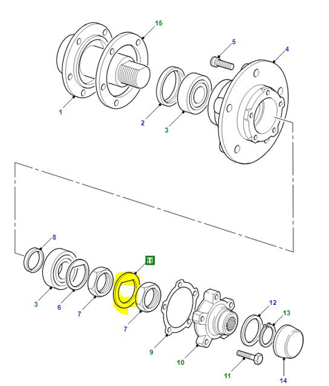 LOCK WASHER HUB BEARINGS LATE D TYPE FTC3179