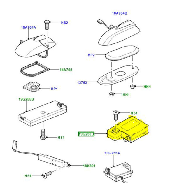 AMPLIFIER CONNECT TO ANTENNE RED XUI000130