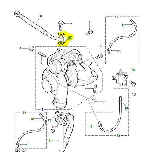 WASHER SEALING TURBO FEED TD5        ADU6847L