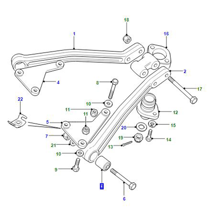 BUSH-REAR SUSPENSION UPPER LINK          NTC1773