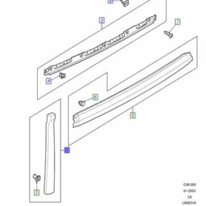 TOP TAILGATE FINISHER RH F/L AWR5062PMD