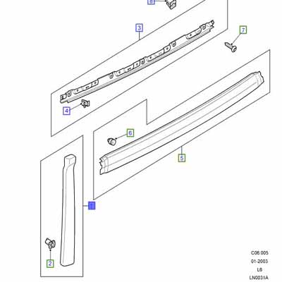 TOP TAILGATE FINISHER RH F/L                 AWR5062PMD