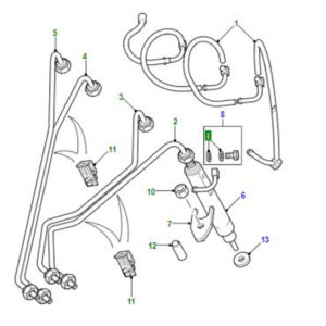 SPILL PIPE COPPER WASHERS 2-300TDI ERR1304