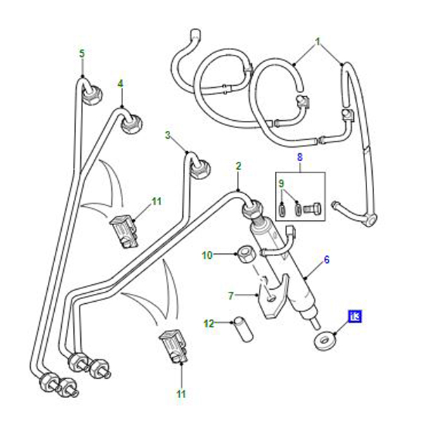 COPPER WASHER  INJECTOR SEAL 11L 2.5  200 TDI   ERR4621