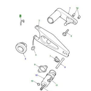 CLIP CLUTCH BEARING TO ARM 4 CYLINDER FRC3416