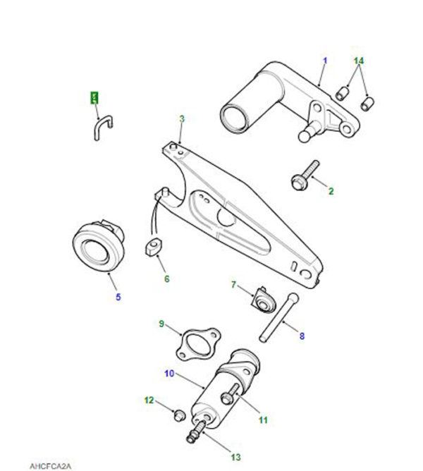 CLIP CLUTCH BEARING TO ARM 4 CYLINDER FRC3416