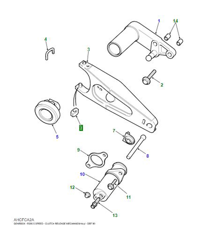 SLIPPER PLATE CLUTCH ARM FRC5255