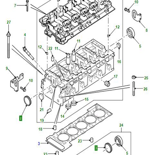 PLUG BLANKING CAMSHAFT TD5 FRONT OF HEAD LDI100030GEN