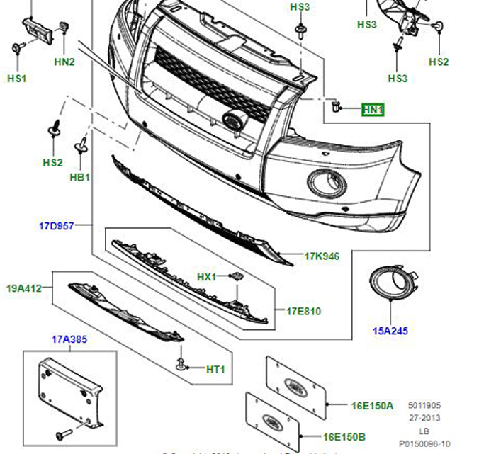 NUTSERT M6 FL2 – EVOQUE LR000060