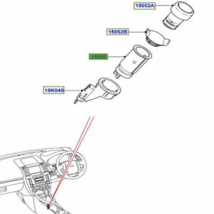 BASE ASSY - CIGAR LIGHTER LR003987