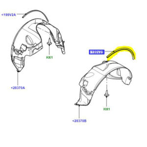 INNER WHEELARCH SEAL LHF FL2 LR026342