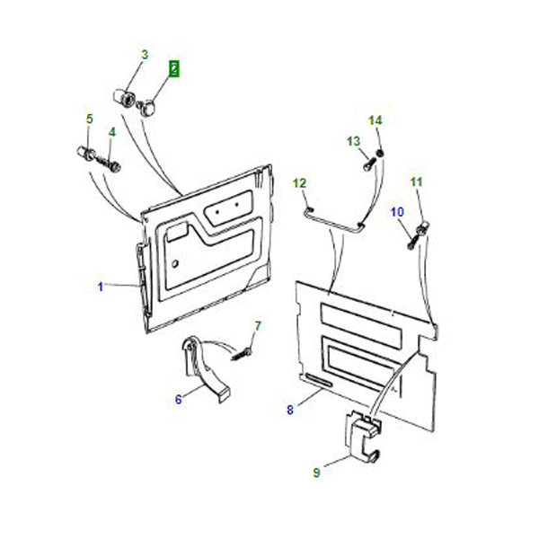 CLIP ‘A’ POST FINISHER DOOR TRIM            MUC3186