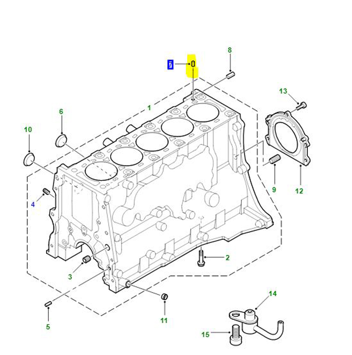 CYLINDER HEAD DOWEL TD5 GASKET TO HEAD CYLINDER YLL500040