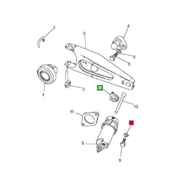 CLIP PUSH ROD TO CLUTCH ARM FRC3327