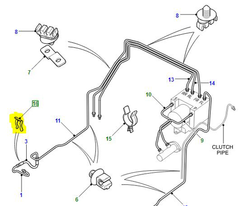 BRAKE FLEXI RETAINING CLIP RRC/DIS     EJP7813