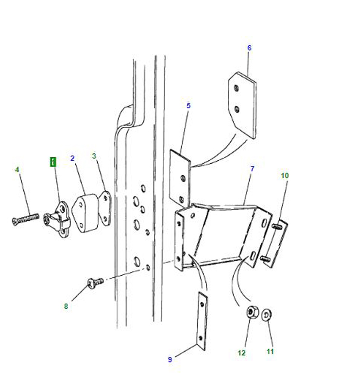 DOOR LATCH STRIKER DEF          FQB500130