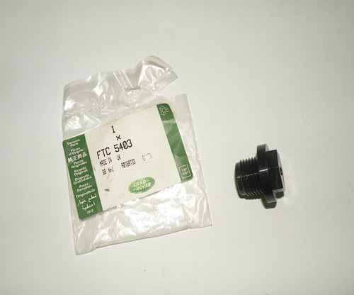 AXLE LEVEL PLUG PLASTIC DISCO11         FTC5403