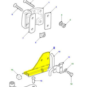 DOOR CHECK STRAP BRACKET R/H DEF             MWC5018