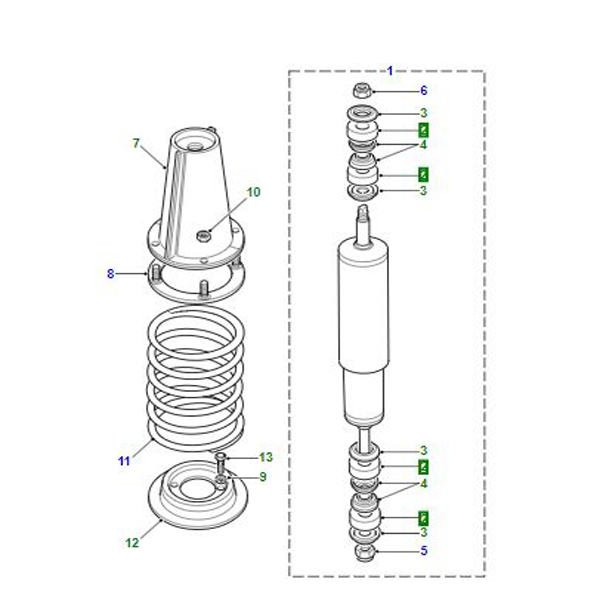 BUSH DAMPER MOUNTING 552818G