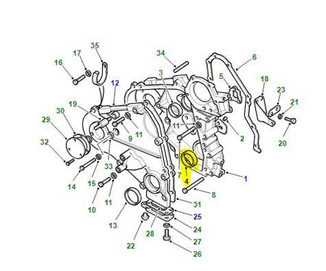 OIL SEAL CRANKSHAFT ETC5065