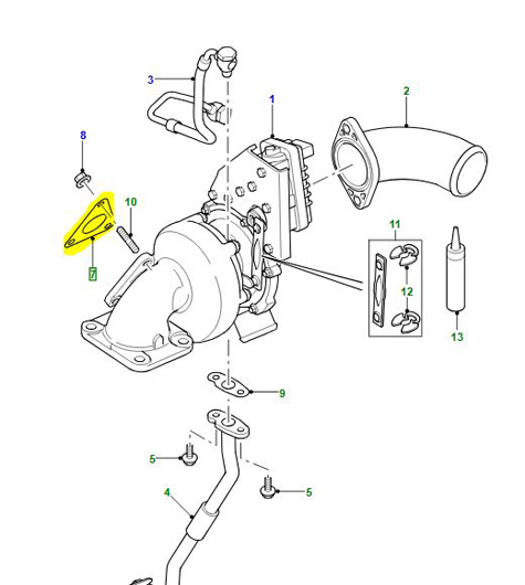 EXHAUST MANIFOLD GASKET        LR007168G