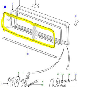 GLASS WINDSCREEN DEFENDER CLEAR LR042760
