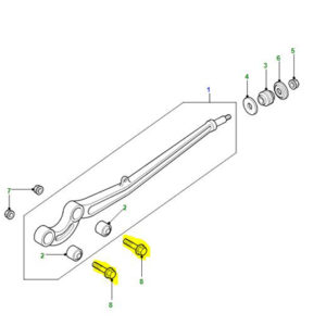 BOLT M12 X 100MM FRT RADIUS ARM NRR ANR1191