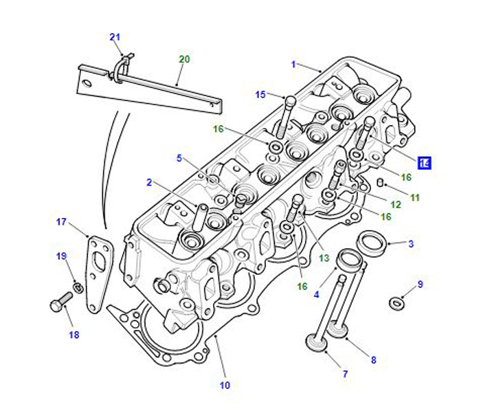 HEADBOLT 4.0/4.6L (STRETCH BOLT)	ERR2943