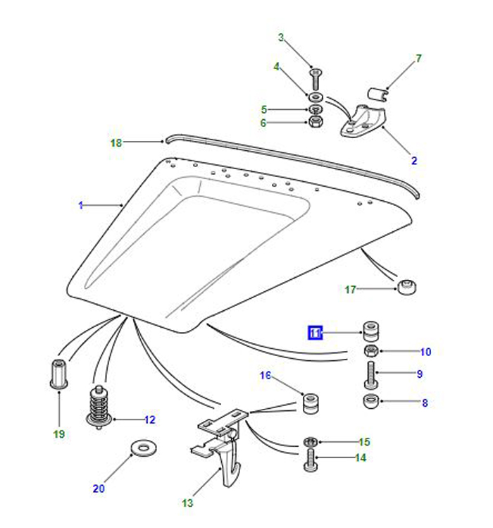 NUTSERT M8 BLIND NN108021