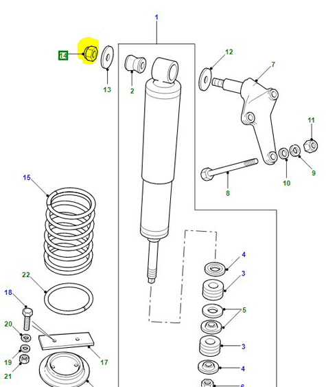 NUT M12 NYLOCK   NY112041L RYH500510