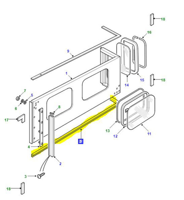 SEAL REAR BODY AML110010