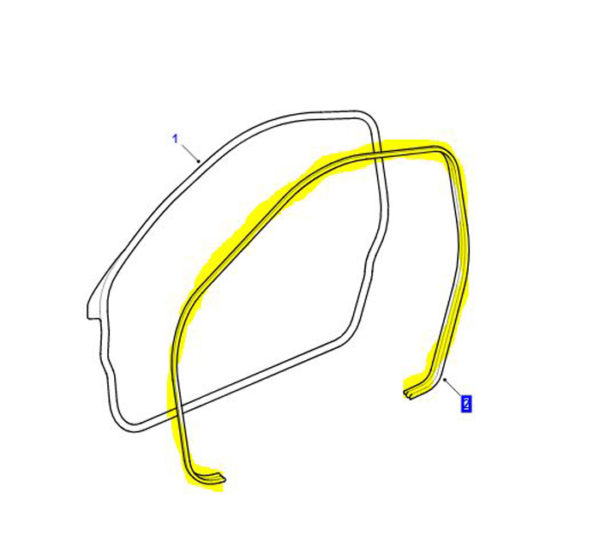 FRONT DOOR SEAL SECONDARY F/L1 CFE103050