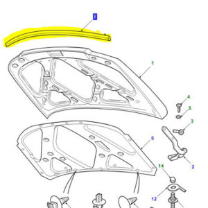 BONNET SEAL FRONT F/L CJE500040