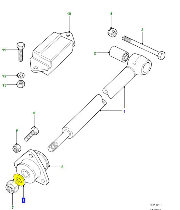 WASHER M20 PLAIN REAR RADIUS ARM WA120006