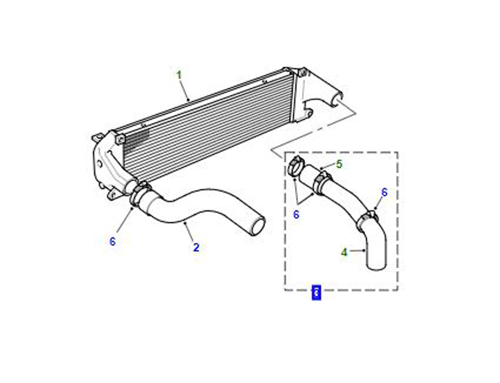 HOSE INTER-COOLER  ESR3290