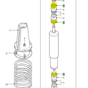 SHOCK WASHER OUTER REAR LWB S111/DEF RYF500240