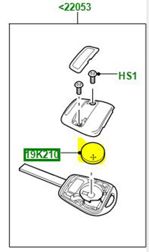 BATTERY REMOTE HANDSET CR2016 YWK000010