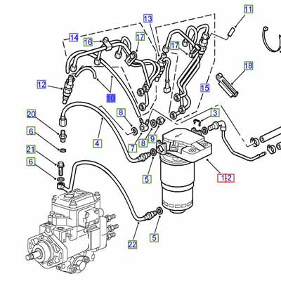 SPILL HOSE-FUEL PIPE MULTI POINT INJECTION   STC3875