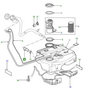 HOSE - FUEL FILLER PIPE TO TANK WFH101840