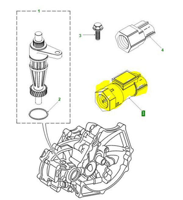 TRANSDUCER ASSEMBLY SPEED EXP-ALB F/L YBE100520L