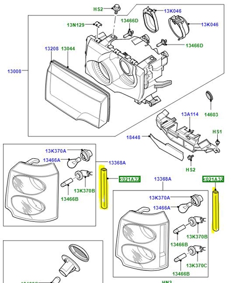 HEADLAMP SEAL XCH500020