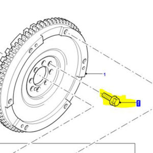 BOLT - FLYWHEEL PUMA ENGINE DEFENDER 2007> LR045965