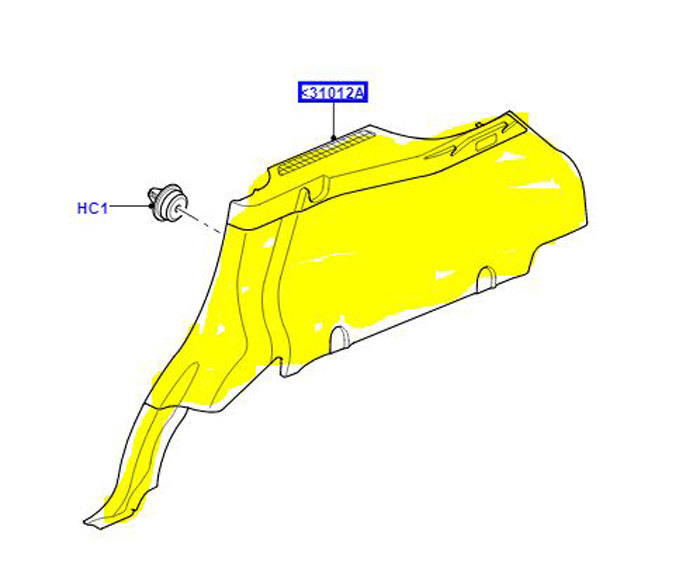 TRIM – LOAD COMPARTMENT – SIDE                  ESJ500903PVJ