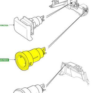 AUXILLARY POWER SOCKET DIS3-RRS-FL2 YXW500070PVJ