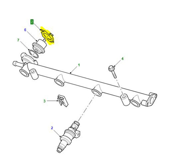 CLIP DAMPER TO RAIL MHN100110L