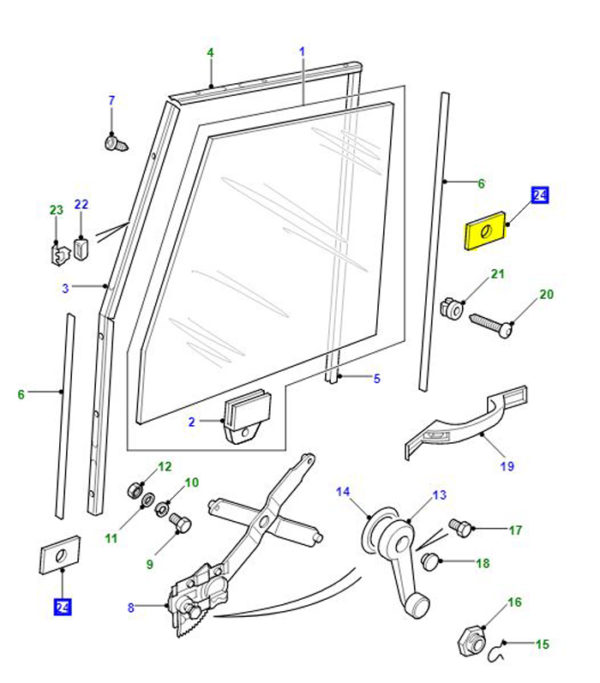 SHIM 3MM WINDOW CHANNEL DEF BDU710070