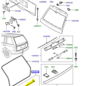 SEAL - CENTER TAILGATE G-CAT LR011845