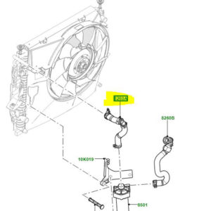 HOSE - INLET WATER PUMP LR016324
